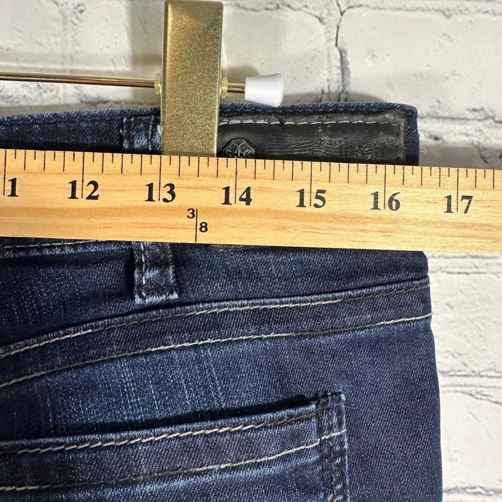 Silver Jeans Co Suki Mid Rise Bootcut Dark Wash Denim Jeans 33 x 31